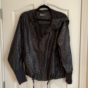 Zyia Black Bomber Jacket size L.